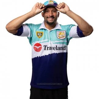 Maillot Brisbane Broncos Rugby 1995 World Sevens Retro