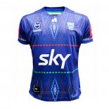 Maillot Nouvelle-zelande Warriors Rugby 2025 Indigene Bleu