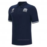 Maillot Polo Ecosse Rugby 2023 Bleu