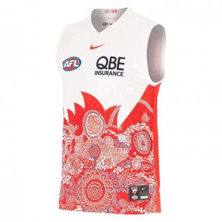 Maillot Sydney Swans AFL 2025 Indigene