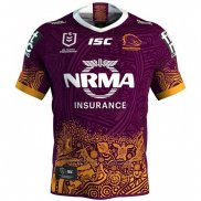 Maillot Brisbane Broncos Rugby 2019 Indigene