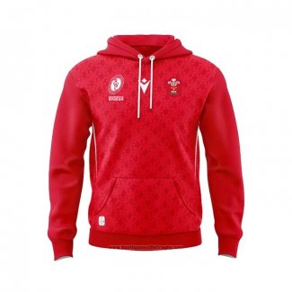 Sweats A Capuche Pays De Galles Rugby 2025 Rouge