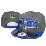 NRL Snapback Casquette Canterbury Bankstown Bulldogs Gris