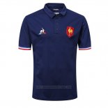 Maillot Polo France Rugby 2018-2019 Bleu