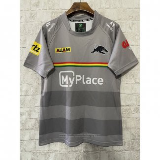 Maillot Penrith Panthers Rugby 2025 Entrainement Gris