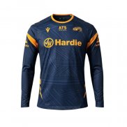 Maillot Parramatta Eels Manches Longue Rugby 2026 Bleu