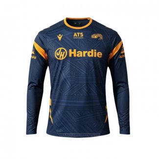 Maillot Parramatta Eels Manches Longue Rugby 2026 Bleu
