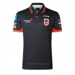 Maillot Polo St George Illawarra Dragons Rugby 2026 Noir