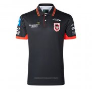 Maillot Polo St George Illawarra Dragons Rugby 2026 Noir