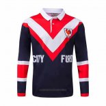 Maillot Polo Sydney Roosters Manches Longue Rugby 1976 Retro