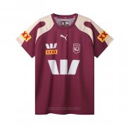 Maillot Queensland Maroons Rugby 2026 Entrainement Rouge