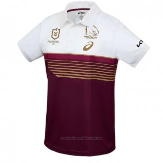 Maillot Polo Brisbane Broncos Rugby 2025 Domicile
