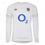 Maillot Angleterre Manches Longue Rugby Blanc