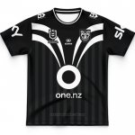 Maillot Enfant Nouvelle-zelande Warriors Rugby 2025 Entrainement Noir