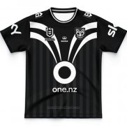 Maillot Enfant Nouvelle-zelande Warriors Rugby 2025 Entrainement Noir