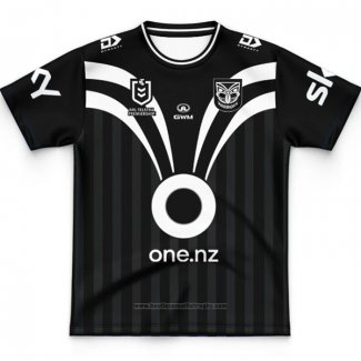 Maillot Enfant Nouvelle-zelande Warriors Rugby 2025 Entrainement Noir
