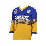 Maillot Parramatta Eels Manches Longue Rugby 1986 Retro