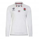 Maillot Angleterre Manches Longue Rugby 2023 World Cup Domicile
