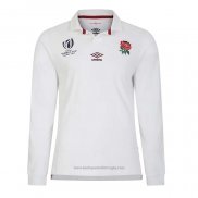 Maillot Angleterre Manches Longue Rugby 2023 World Cup Domicile