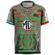 Maillot South Sydney Rabbitohs Rugby 2023 Indigene Vert