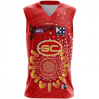 Maillot Gold Coast Suns AFL 2023 Indigene