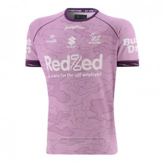 Maillot Melbourne Storm Rugby 2026 Entrainement Rose