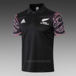 Maillot Polo Nouvelle-Zelande All Blacks Maori Rugby 2019 Noir