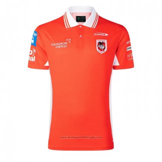 Maillot Polo St George Illawarra Dragons Rugby 2026 Rouge