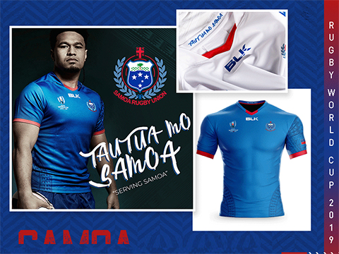 Maillot Rugby Samoa 2019