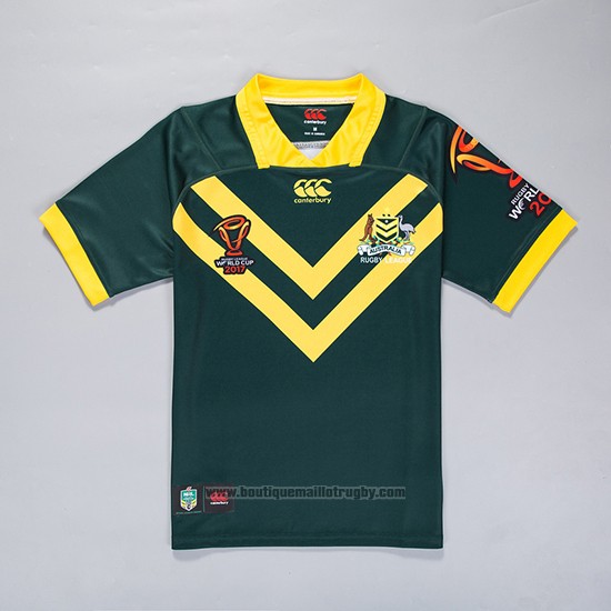 Maillot Vintage Australie Kangourous Rugby League - Taille M, Occasion Très Bon état, Style Rétro Sport